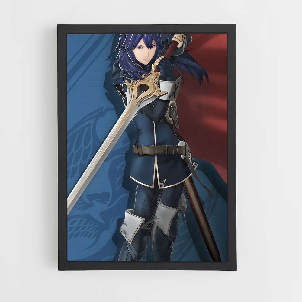 Poster Épée Azur – affiche Super Smash Bros (vue 2)