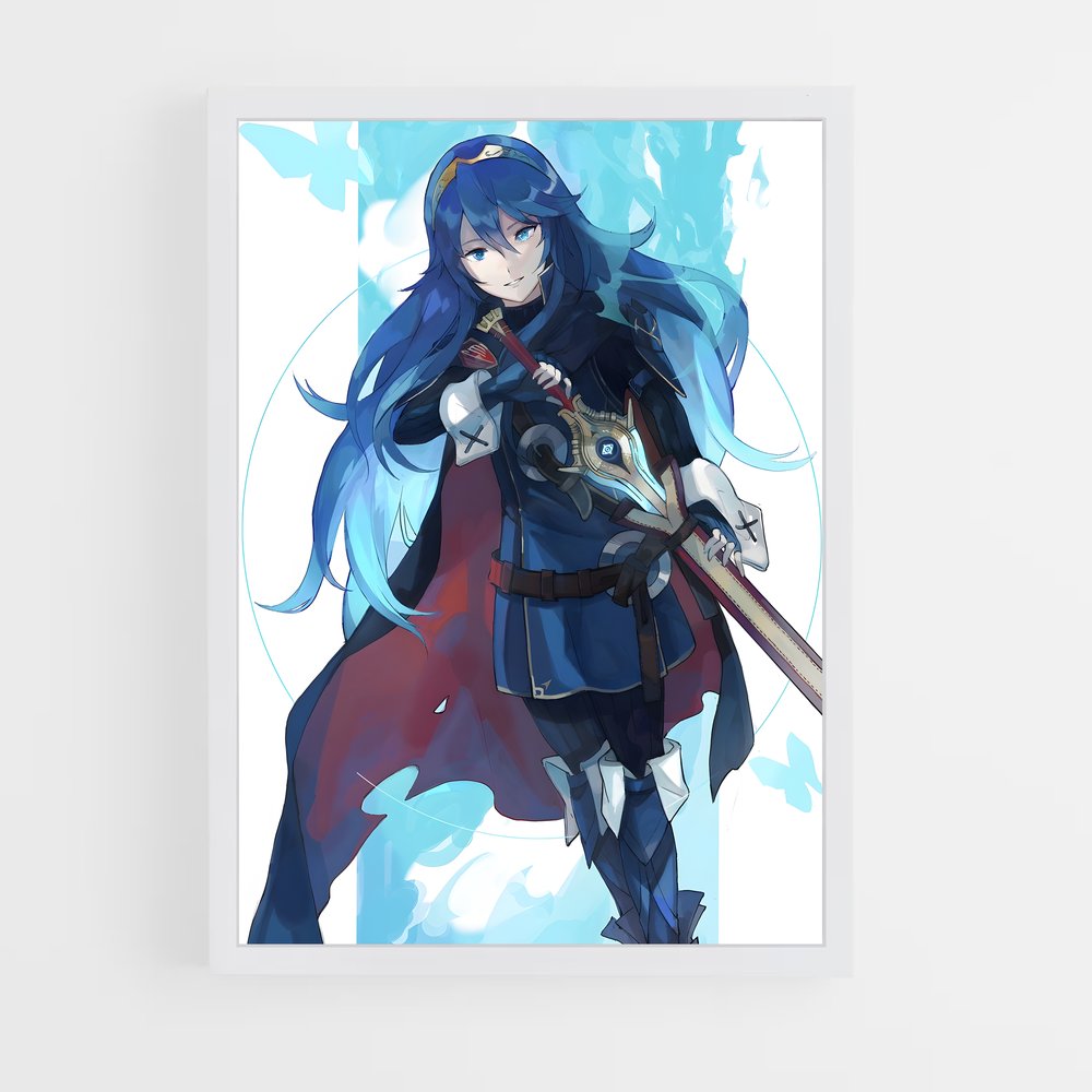 Poster L'Épée de Lucina – affiche Super Smash Bros (vue 3)