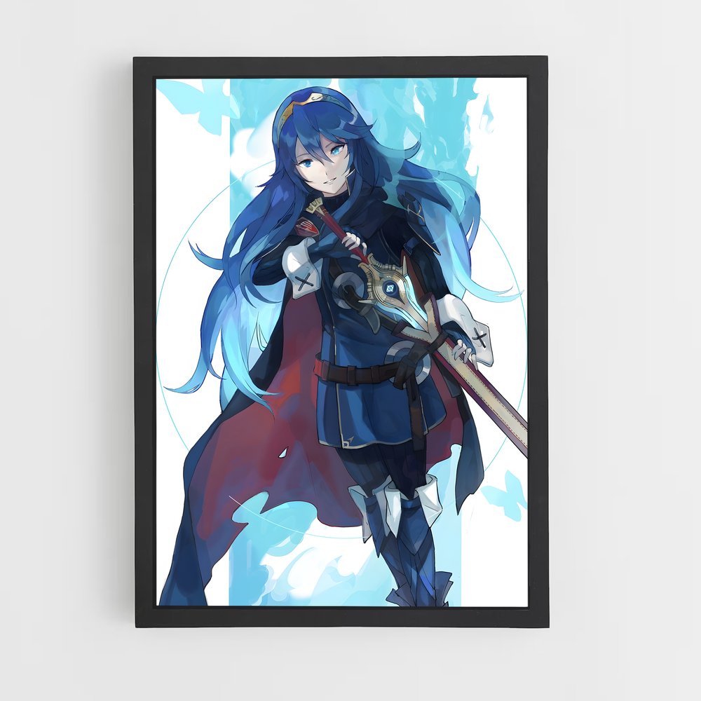 Poster L'Épée de Lucina – affiche Super Smash Bros (vue 2)