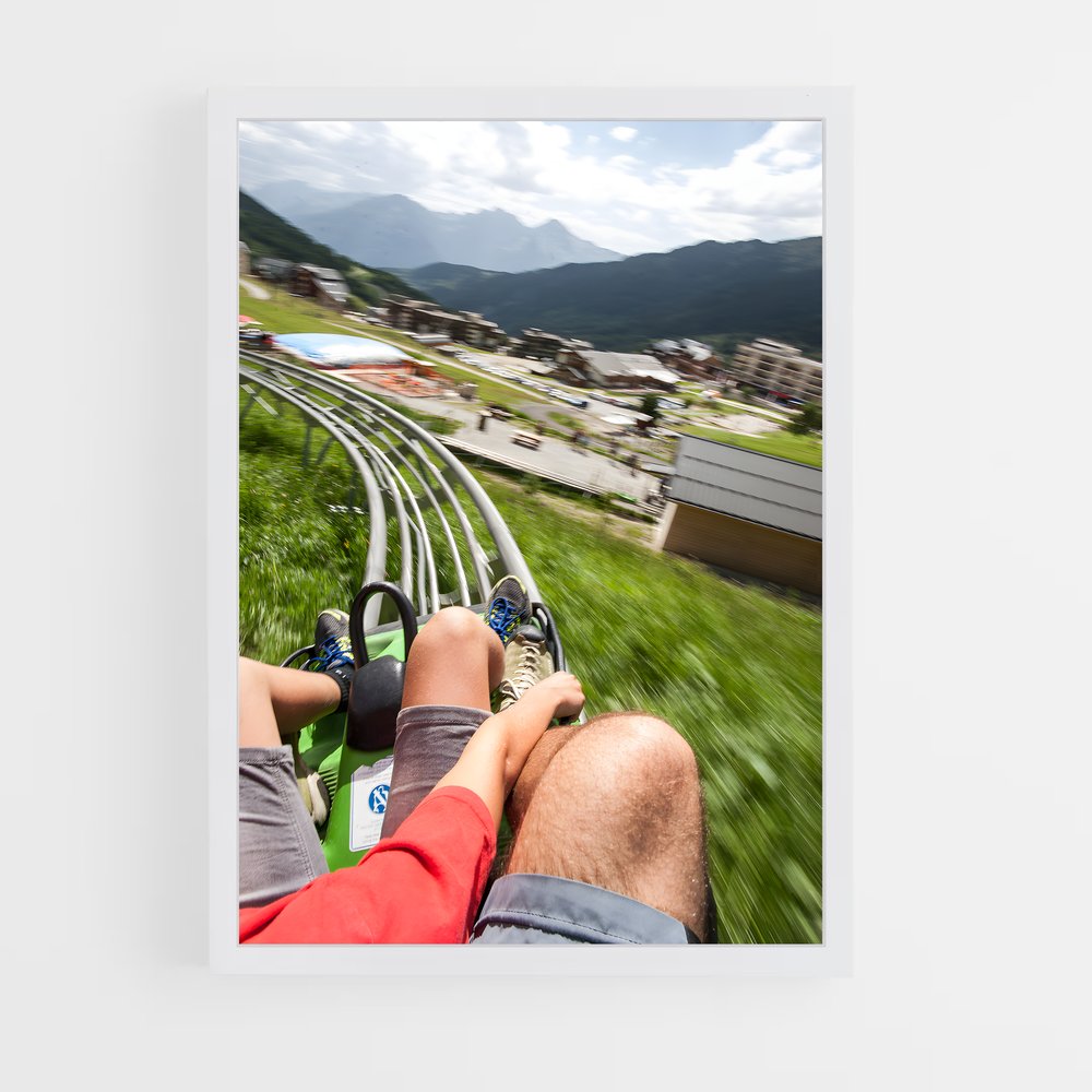 Poster Skate & Slide – affiche Luge (vue 3)