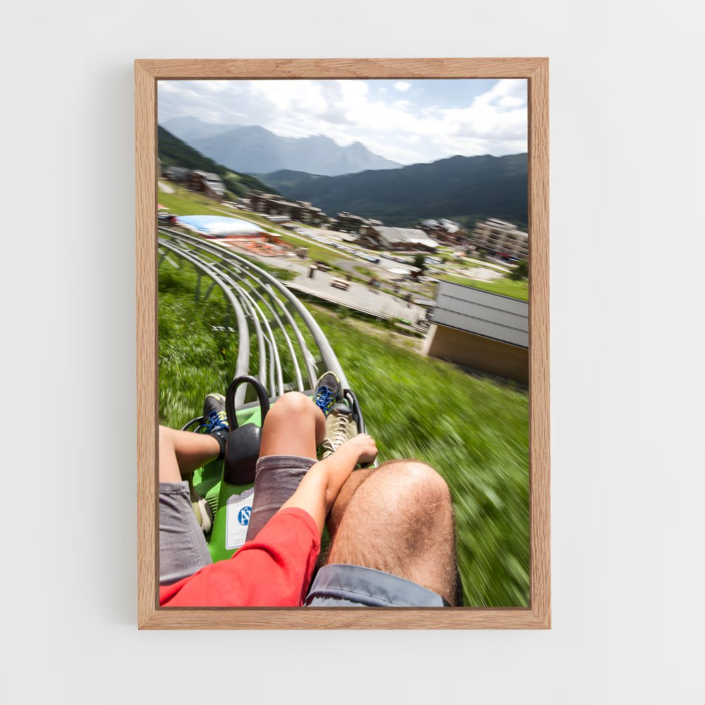 Poster Skate & Slide – affiche Luge (vue 4)