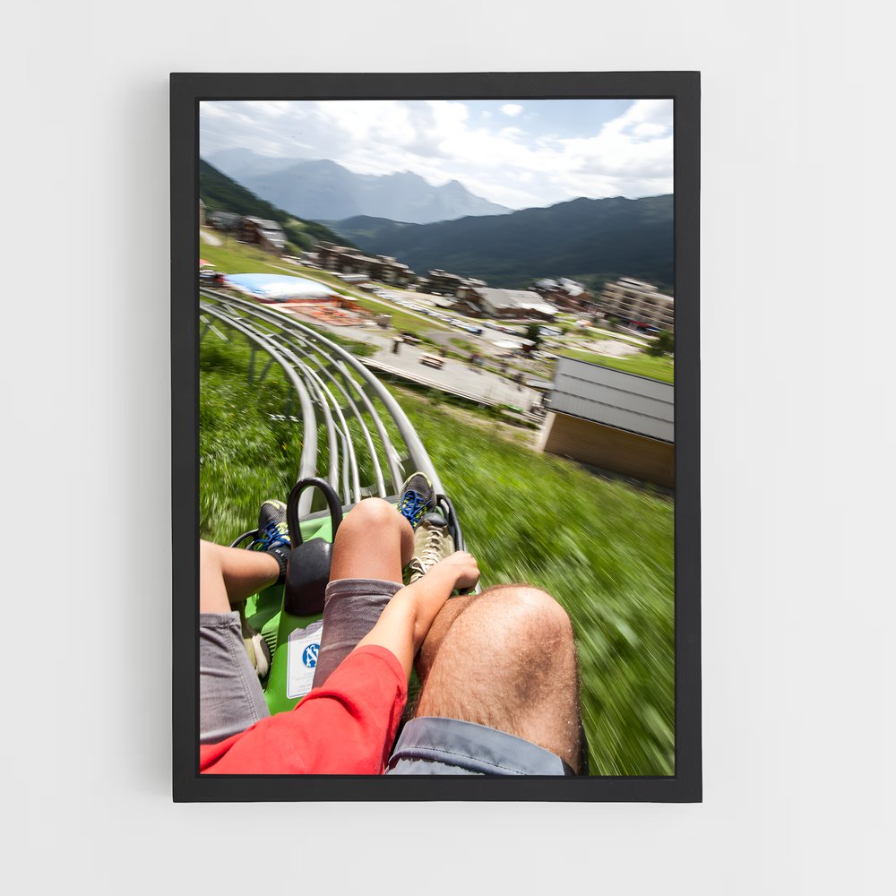 Poster Skate & Slide – affiche Luge (vue 2)