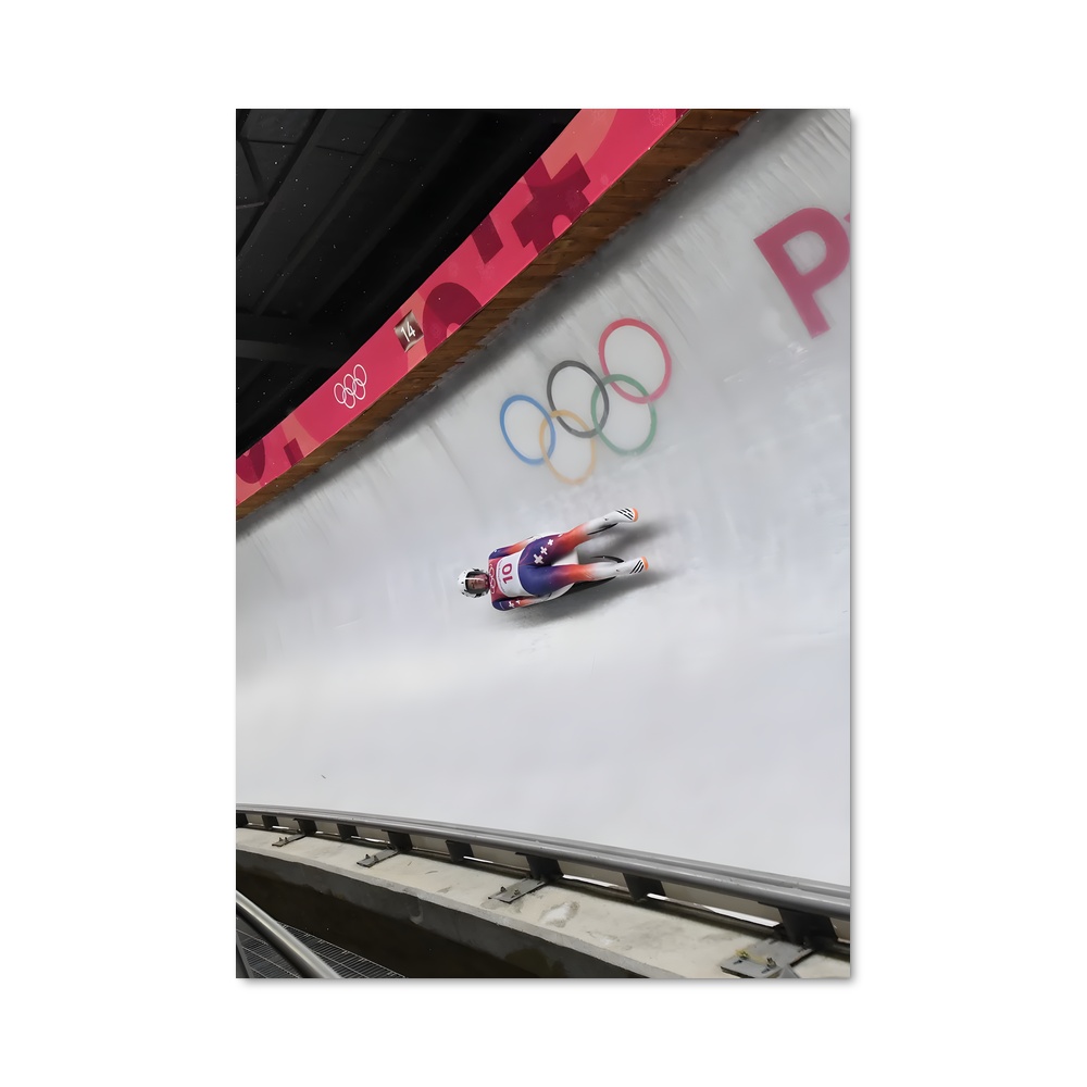 Poster Luge Extrême