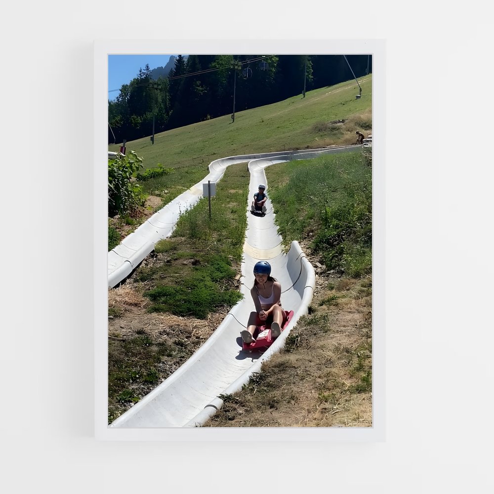 Poster Skate et Liberté – affiche Luge (vue 3)
