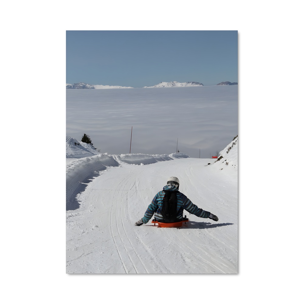 Poster Luge Glisse
