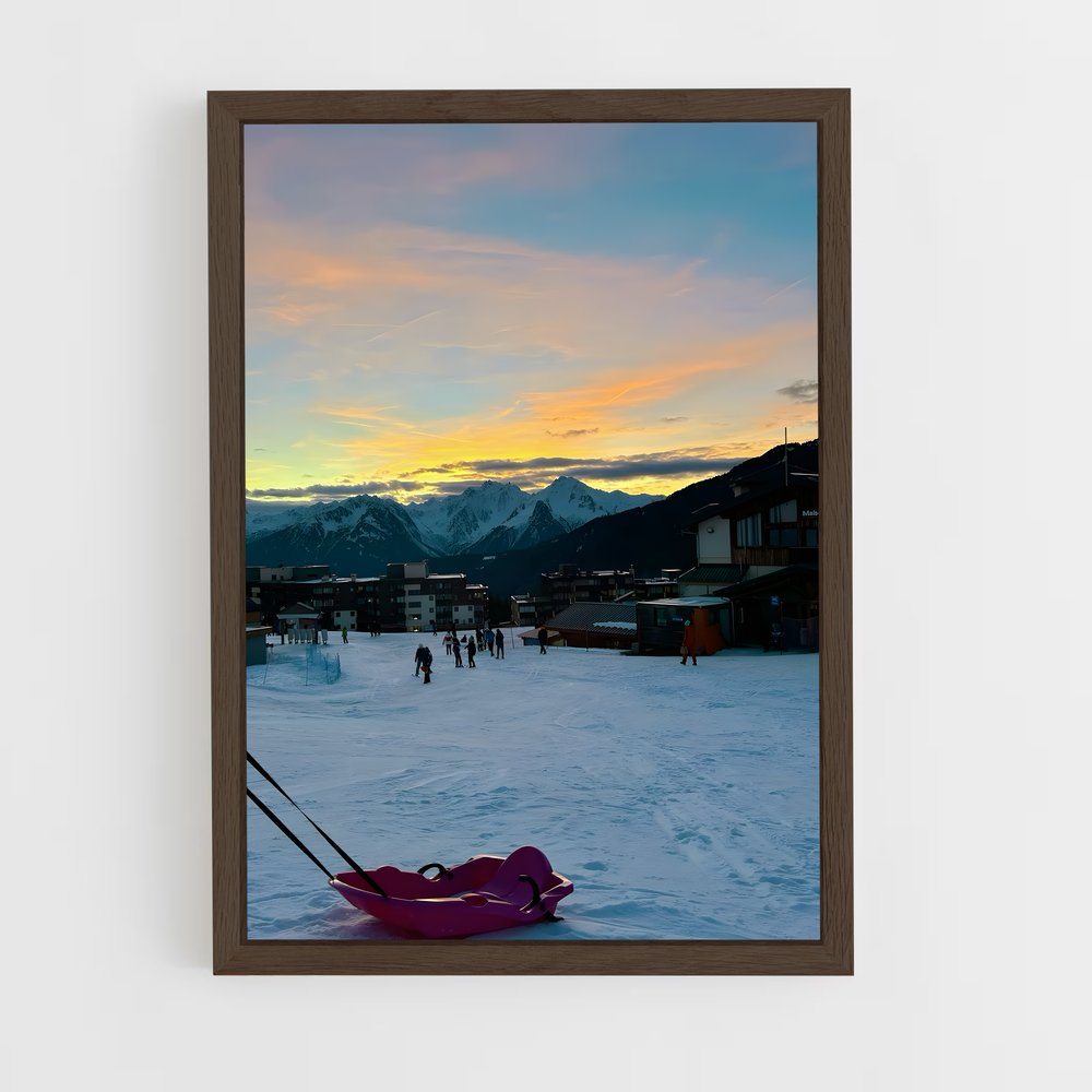 Poster Luge dans la Neige (vue 5)