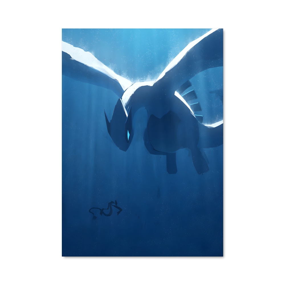 Poster L'Envol de Lugia – affiche Pokemon