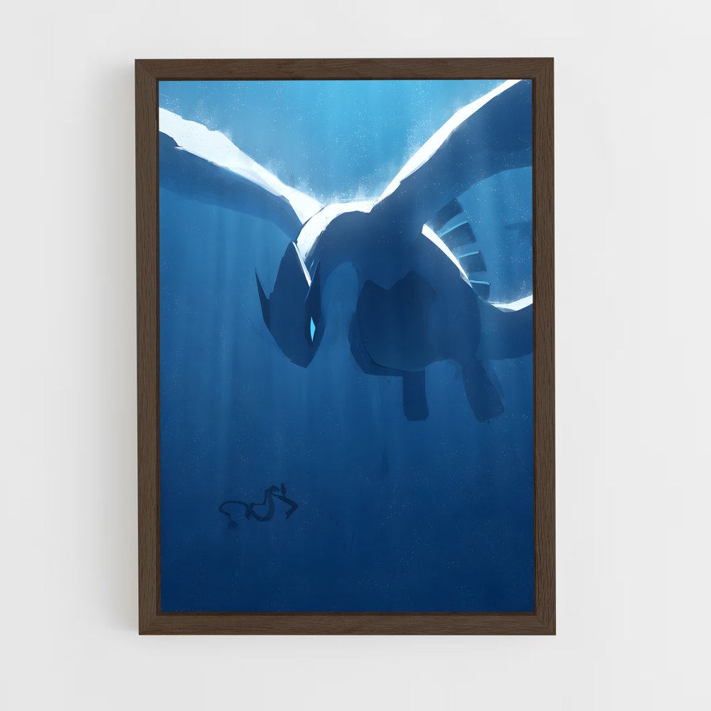 Poster L'Envol de Lugia – affiche Pokemon (vue 5)