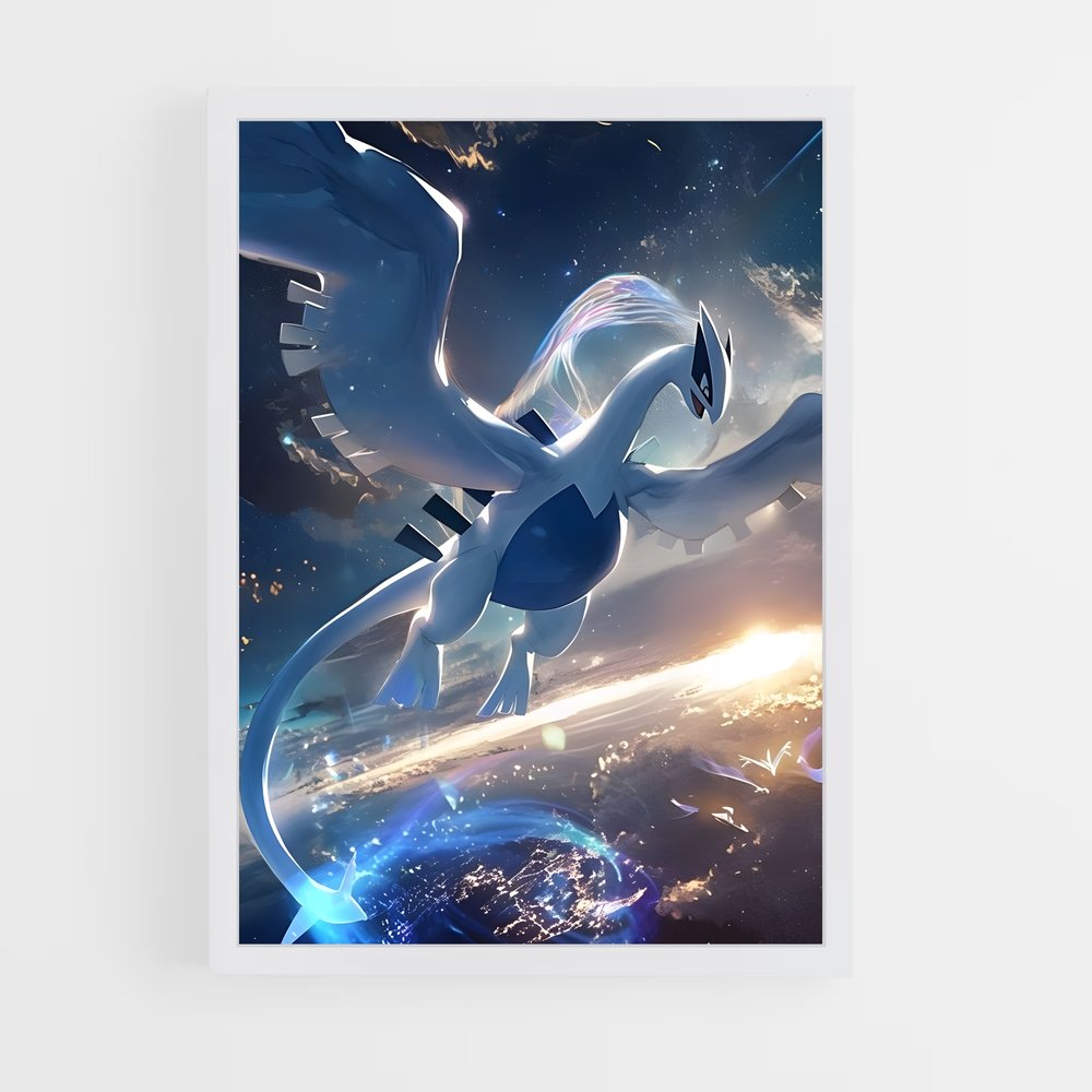 Poster L'Esprit de Lugia – affiche Pokemon (vue 3)