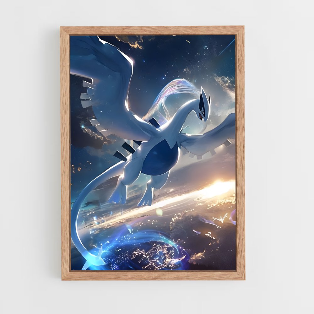 Poster L'Esprit de Lugia – affiche Pokemon (vue 4)