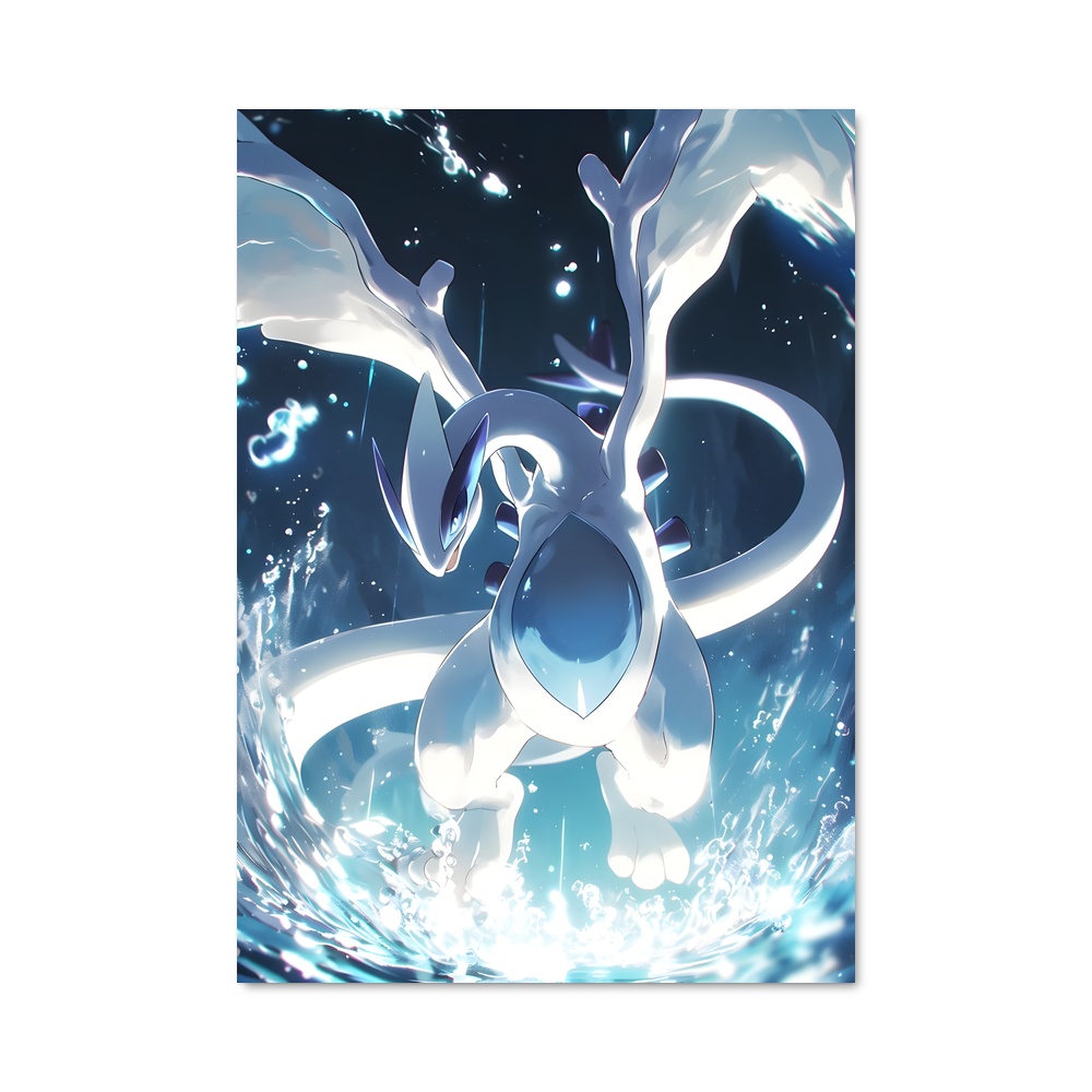 Poster Lugia sommeille – affiche Pokemon