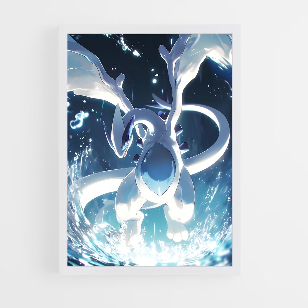 Poster Lugia sommeille – affiche Pokemon (vue 3)