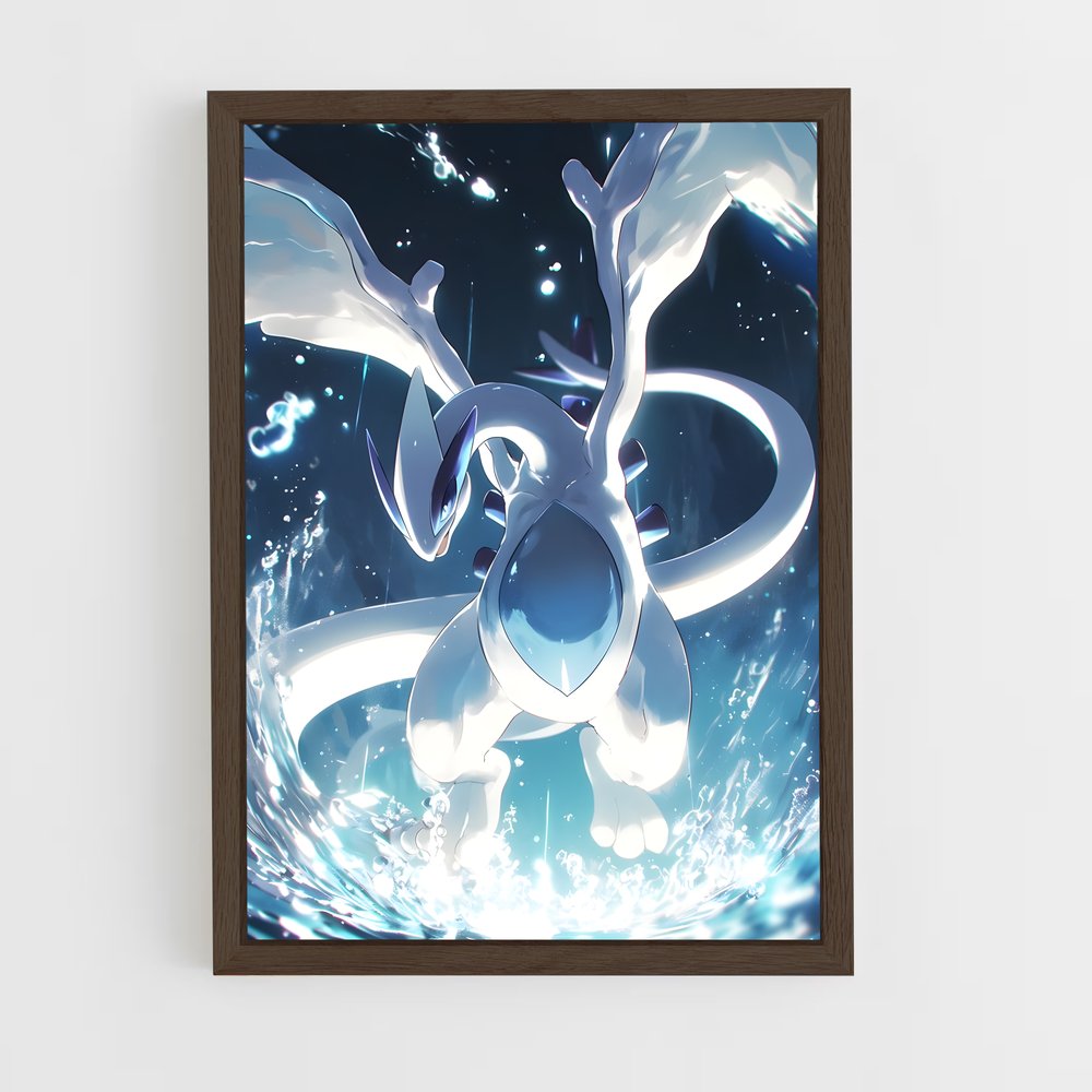 Poster Lugia sommeille – affiche Pokemon (vue 5)