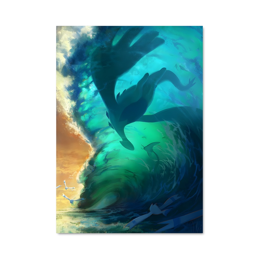 Poster Lugia esprit – affiche Pokemon