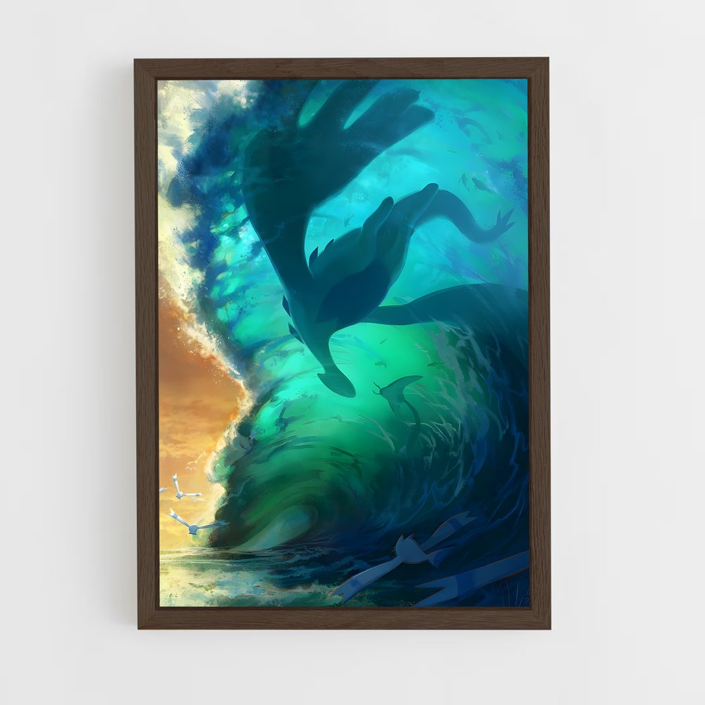 Poster Lugia esprit – affiche Pokemon (vue 5)