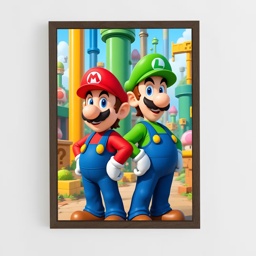 Poster L'Aventure au Château – affiche Mario (vue 5)