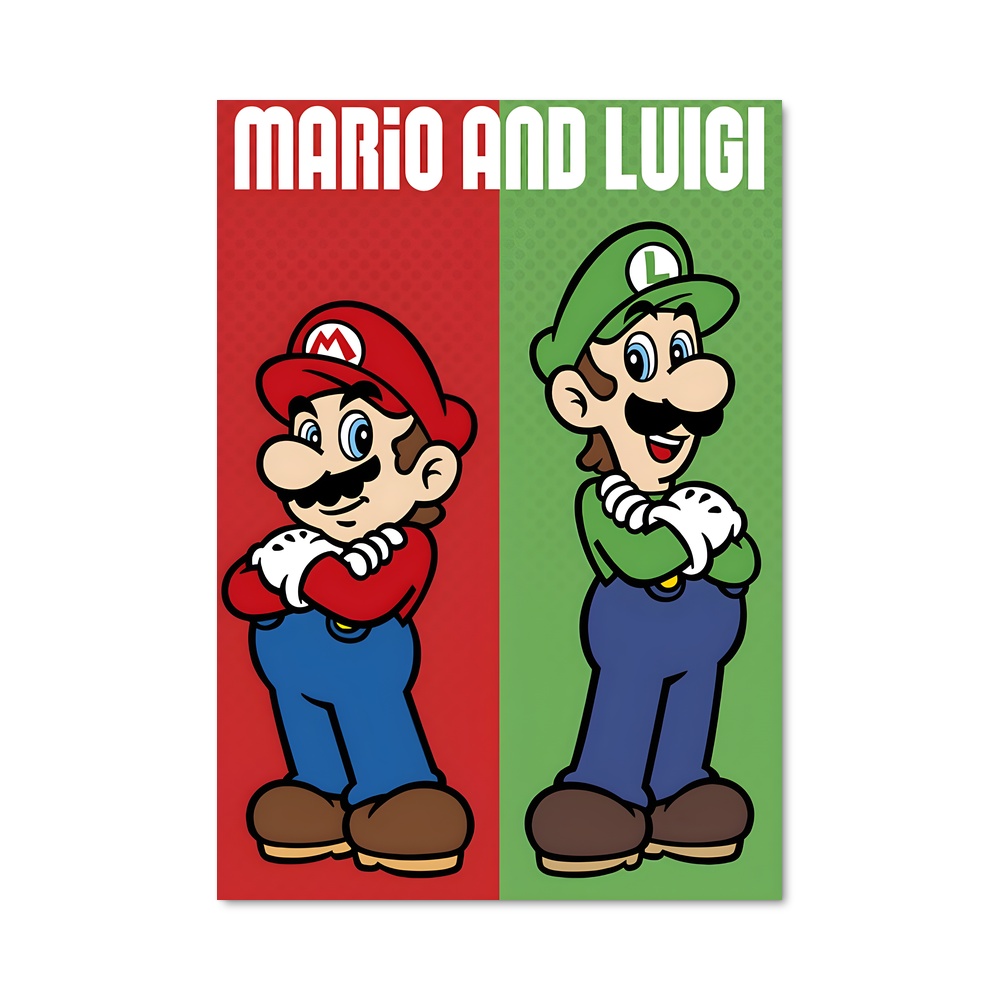 Poster Brothers in Adventure – affiche Mario