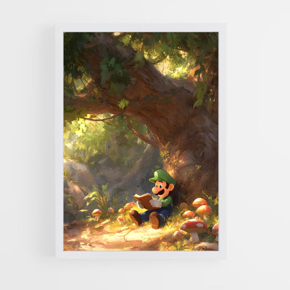 Poster Luigi au Repos – affiche Mario (vue 3)