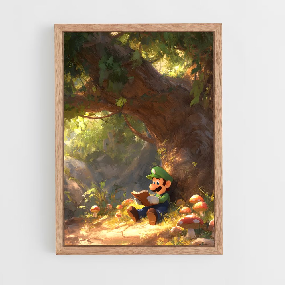 Poster Luigi au Repos – affiche Mario (vue 4)