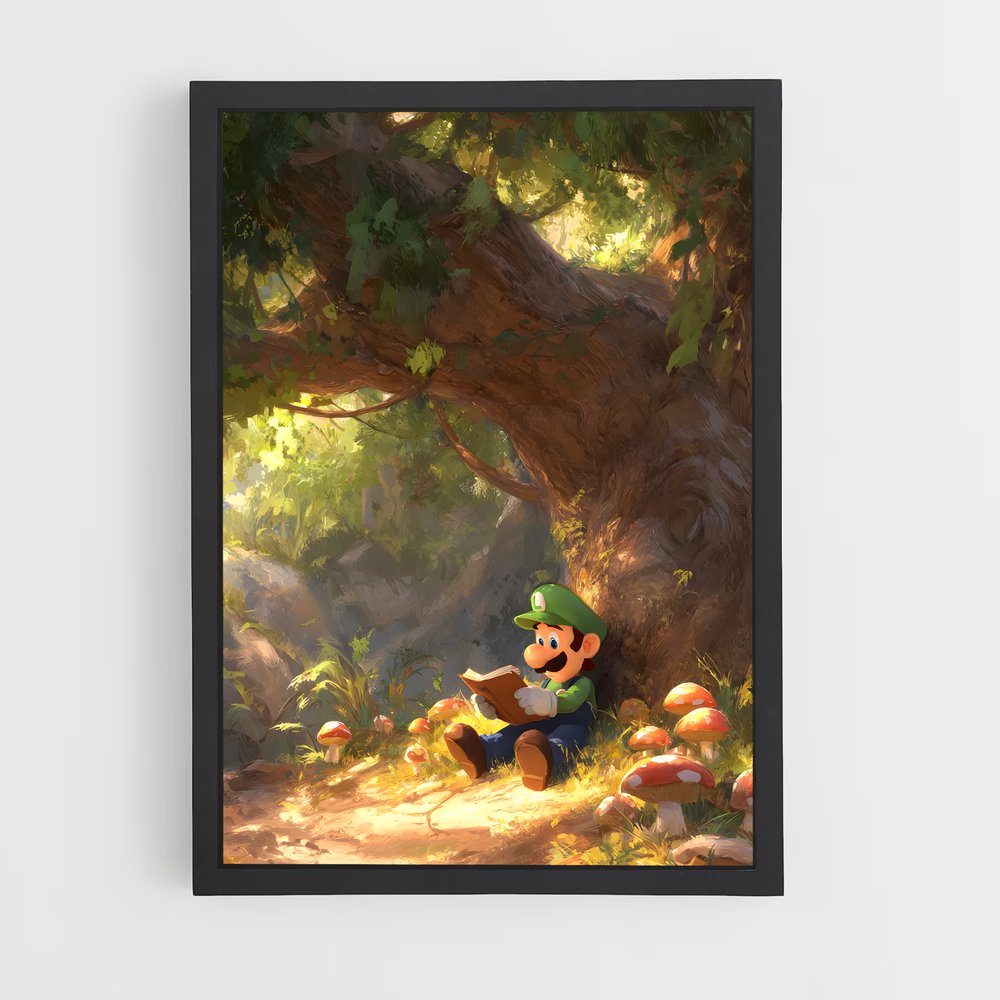 Poster Luigi au Repos – affiche Mario (vue 2)