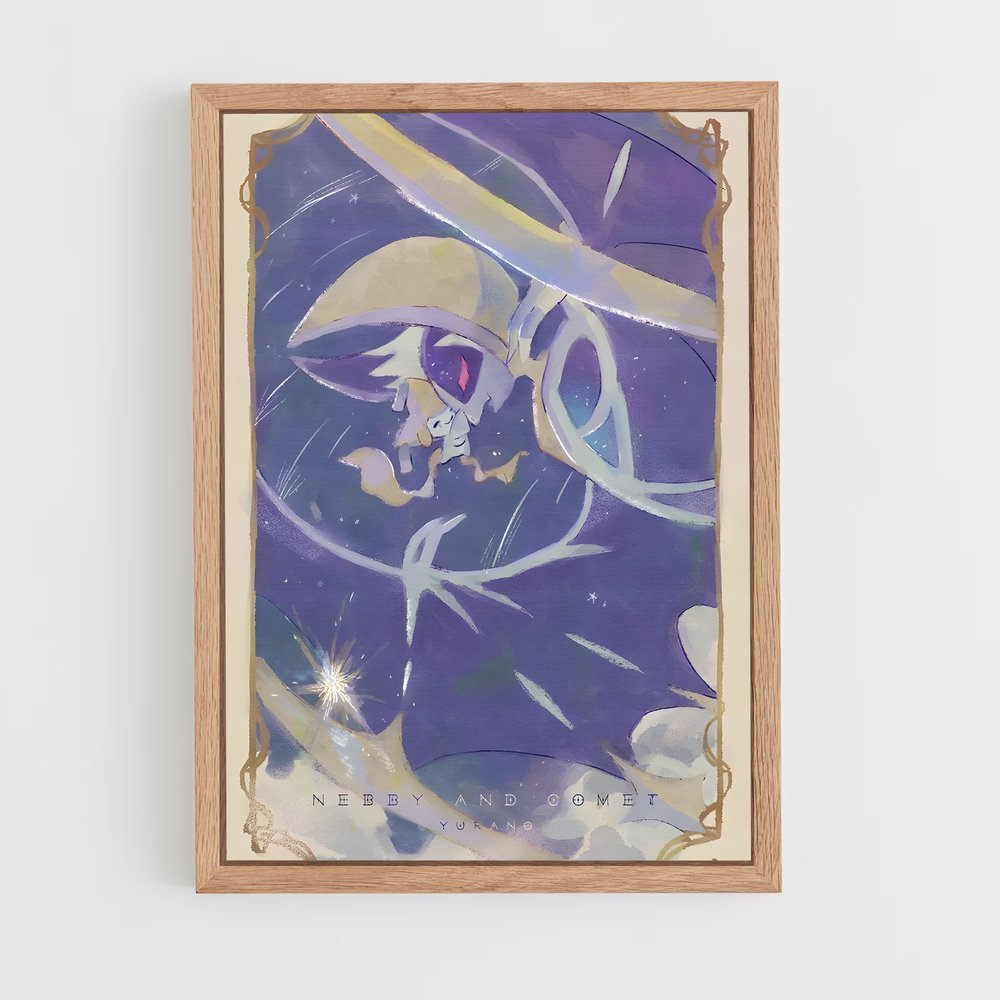 Poster L'Élégance Pourpre – affiche Pokemon (vue 4)