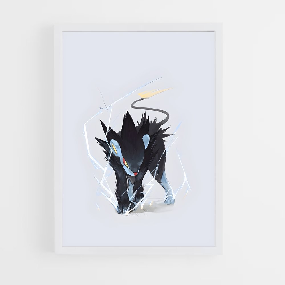 Poster Ombres de Luxray – affiche Pokemon (vue 3)