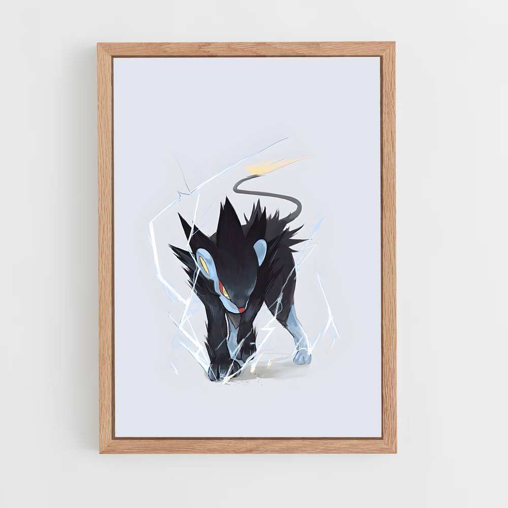 Poster Ombres de Luxray – affiche Pokemon (vue 4)