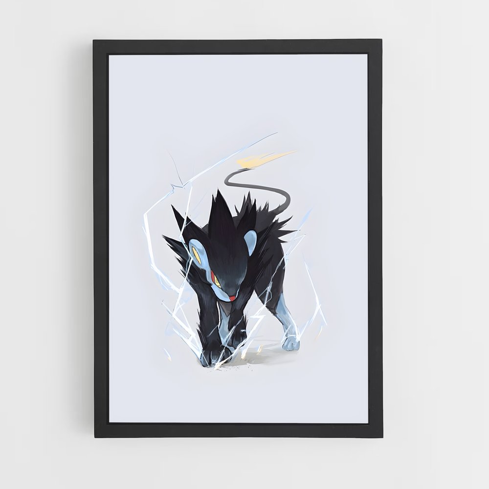 Poster Ombres de Luxray – affiche Pokemon (vue 2)
