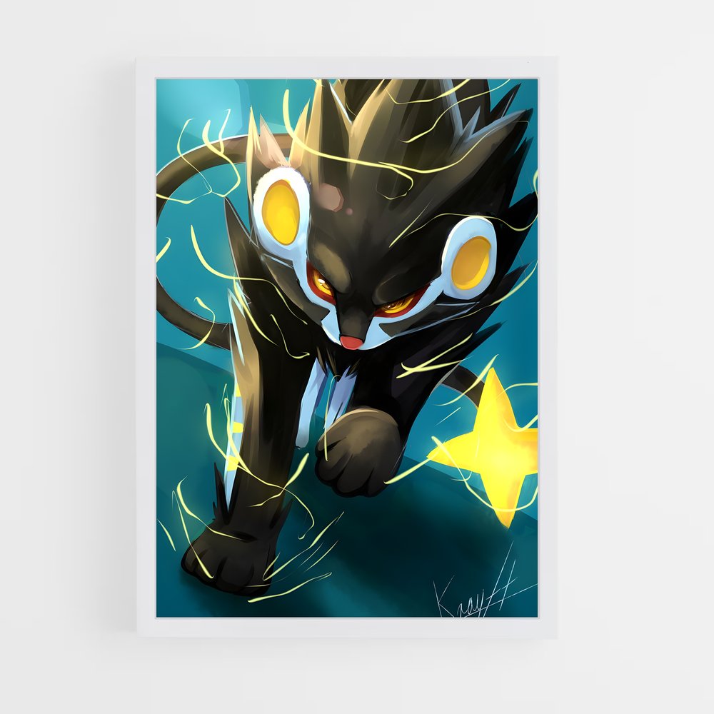 Poster Félins Éclatants – affiche Pokemon (vue 3)
