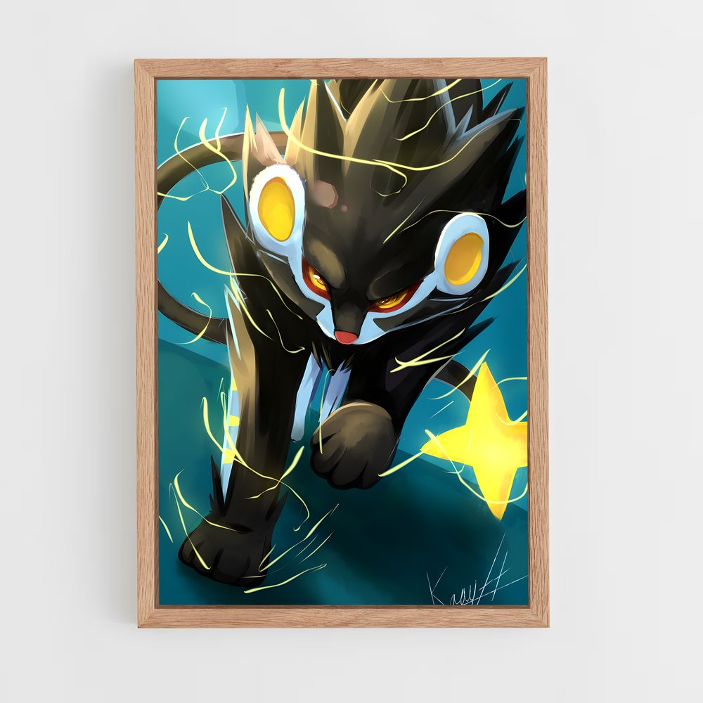 Poster Félins Éclatants – affiche Pokemon (vue 4)