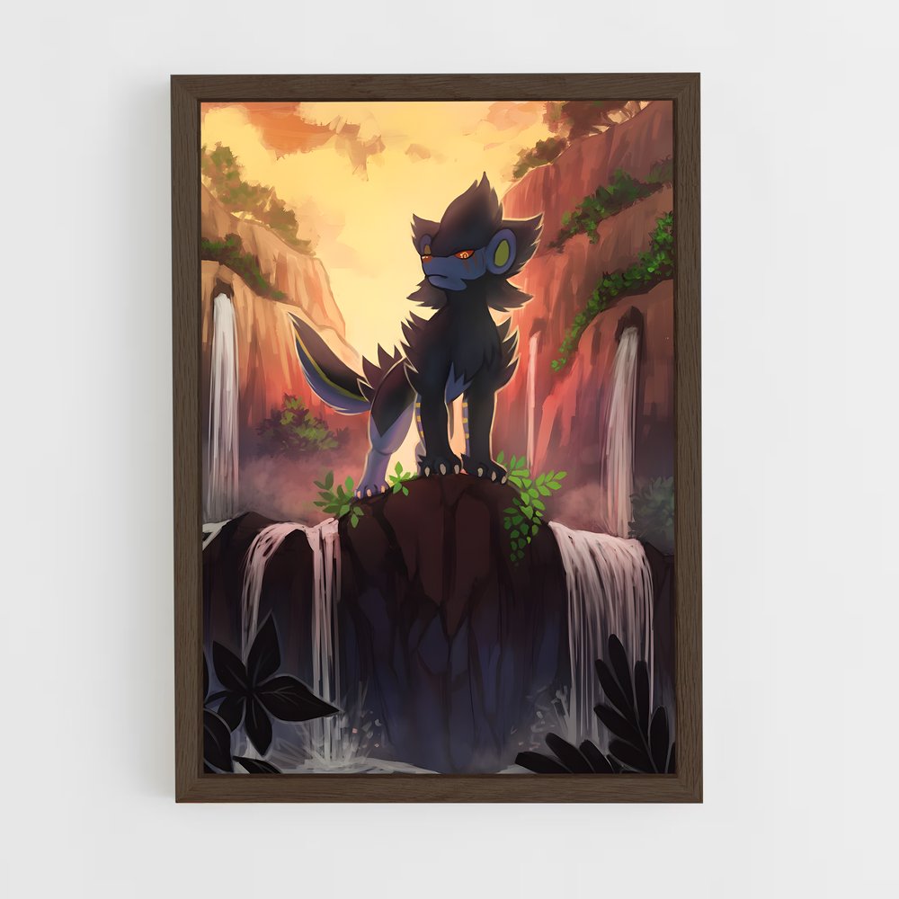 Poster Loup des Cascades – affiche Pokemon (vue 5)