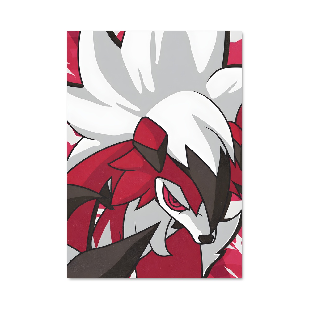 Poster Lycanroc : Duel des Ombres – affiche Pokemon