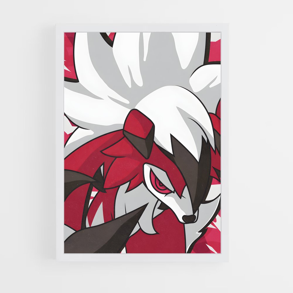 Poster Lycanroc : Duel des Ombres – affiche Pokemon (vue 3)