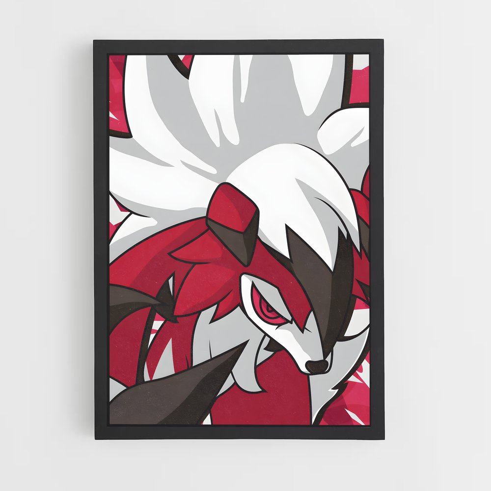 Poster Lycanroc : Duel des Ombres – affiche Pokemon (vue 2)