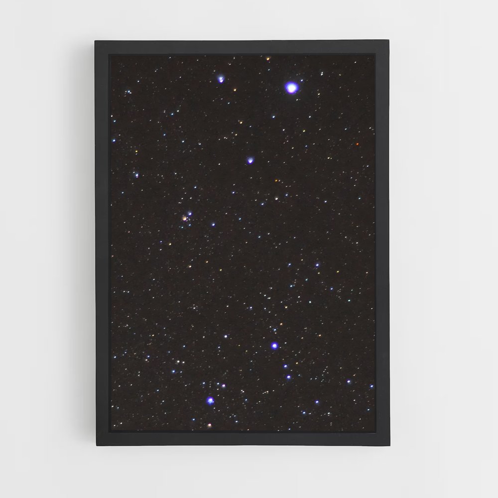 Poster Étoiles de Lyra – affiche Constellations (vue 2)