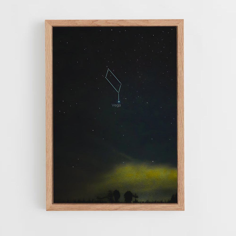 Poster Lyra magnifique – affiche Constellations (vue 4)