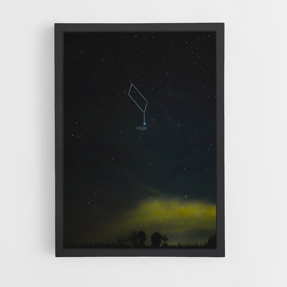 Poster Lyra magnifique – affiche Constellations (vue 2)