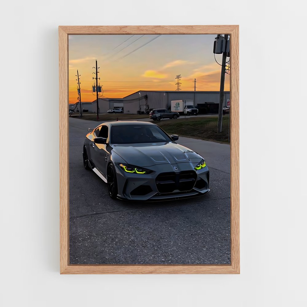 Poster sport tourner – affiche BMW (vue 4)