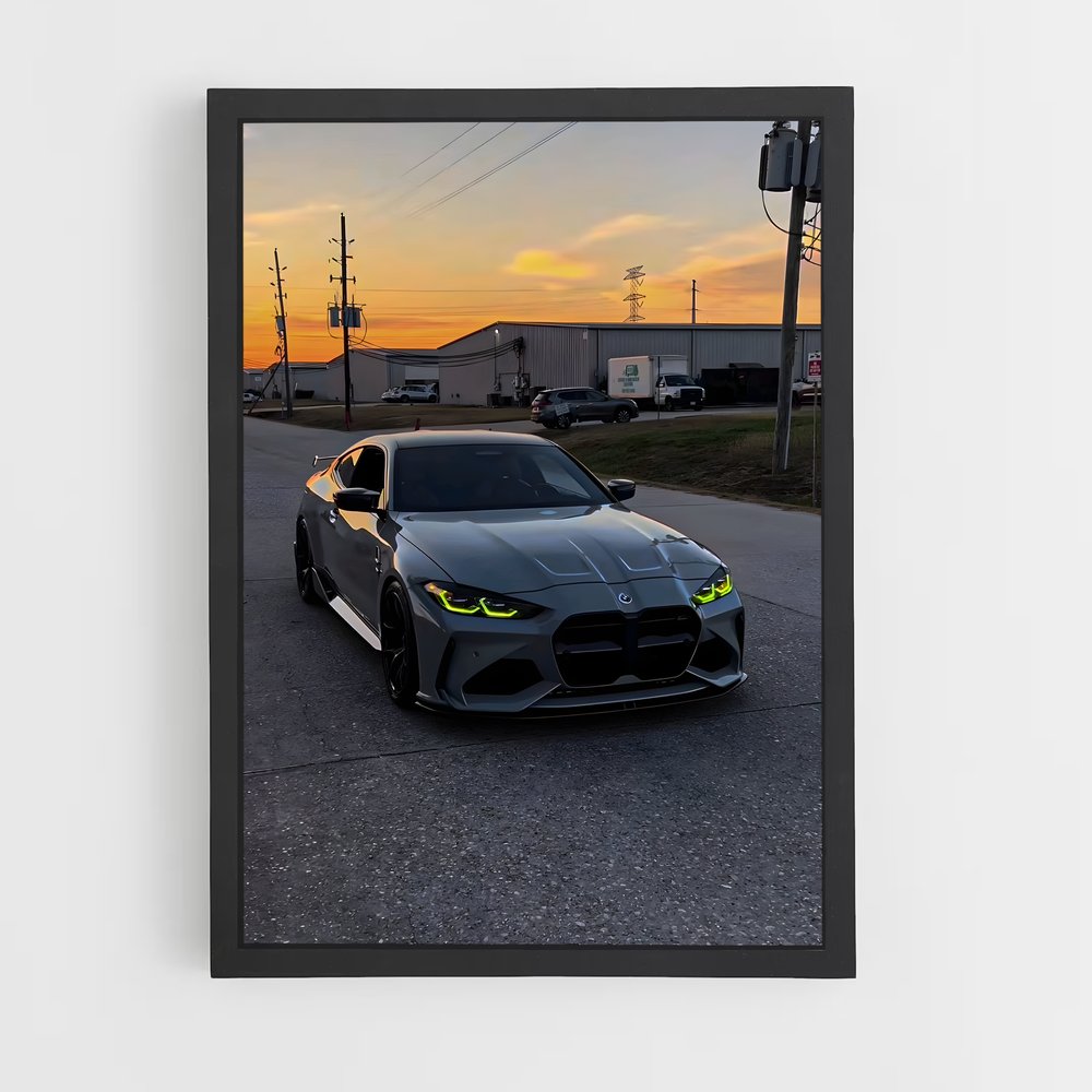 Poster sport tourner – affiche BMW (vue 2)