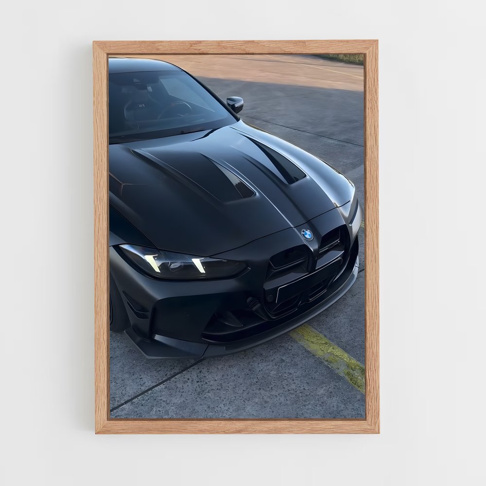 Poster BMW Noir (vue 4)