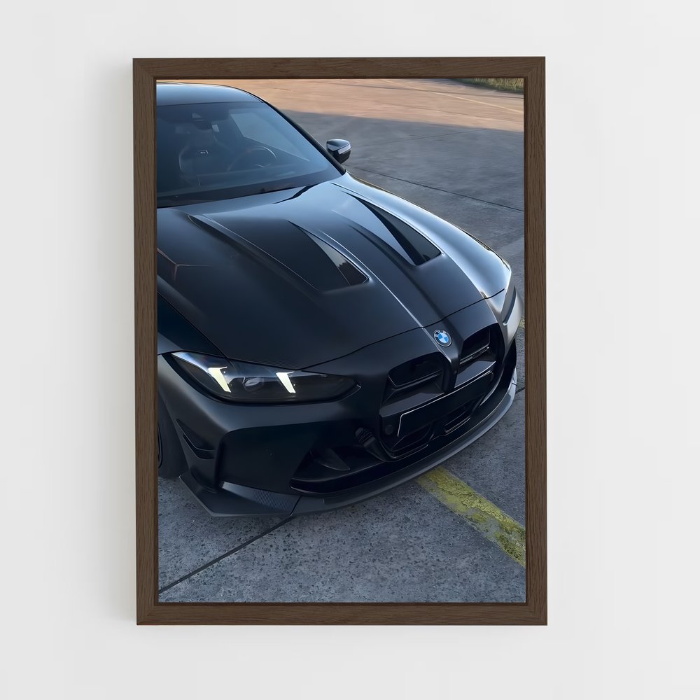Poster BMW Noir (vue 5)