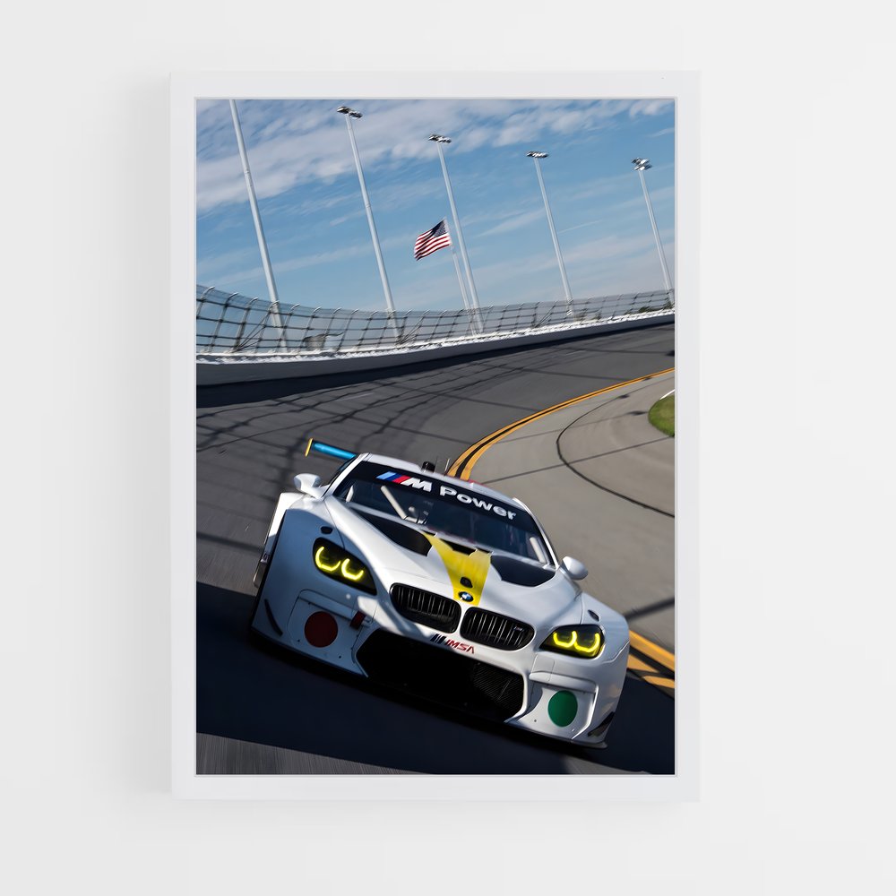 Poster Vitesse adrénaline chaud – affiche BMW (vue 3)