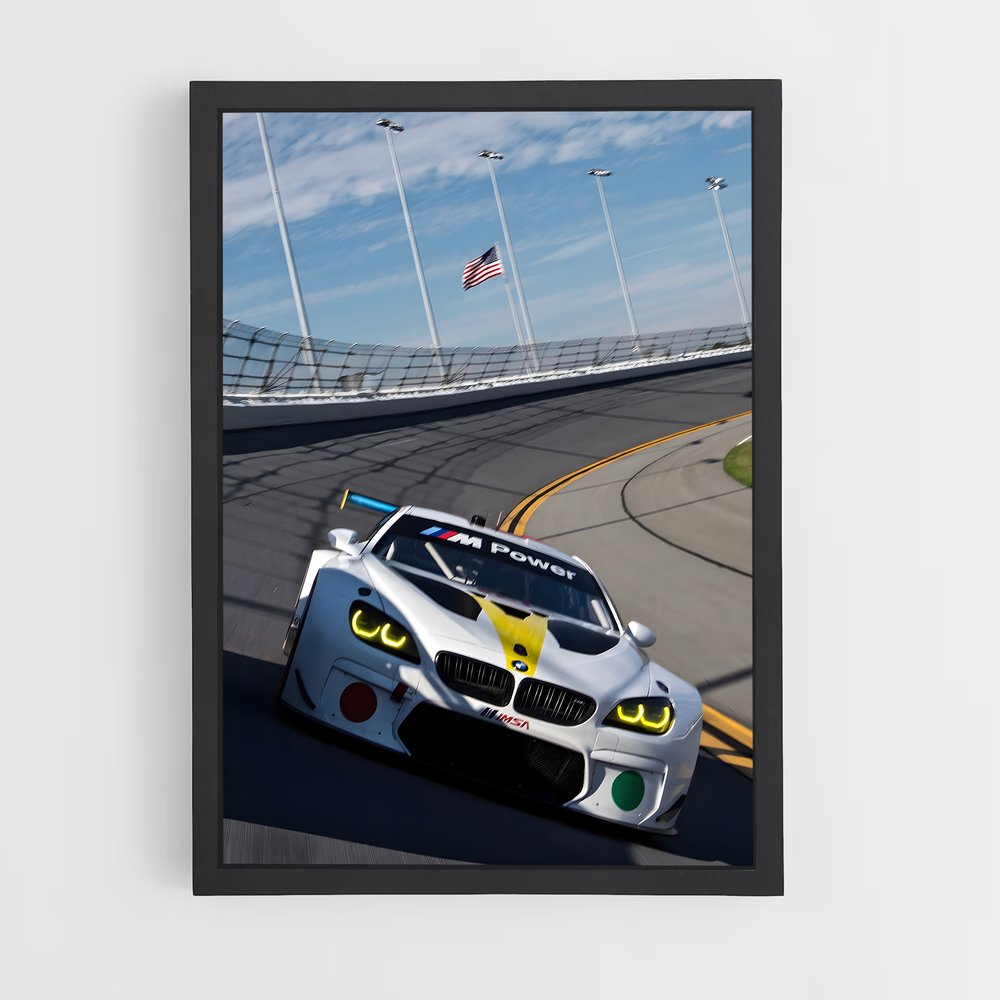 Poster Vitesse adrénaline chaud – affiche BMW (vue 2)