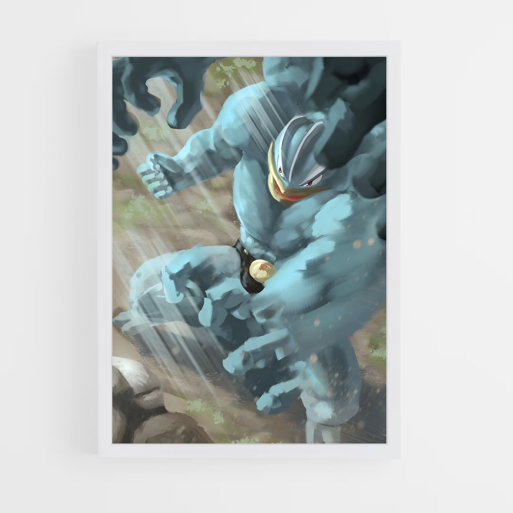 Poster Machamp Mania – affiche Pokemon (vue 3)