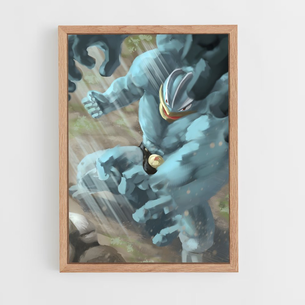 Poster Machamp Mania – affiche Pokemon (vue 4)