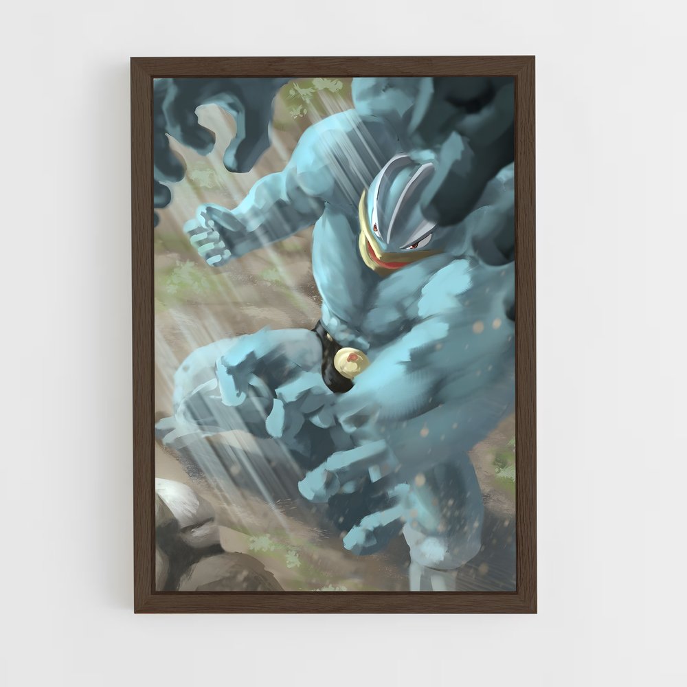 Poster Machamp Mania – affiche Pokemon (vue 5)