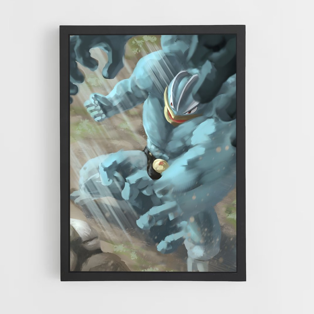 Poster Machamp Mania – affiche Pokemon (vue 2)
