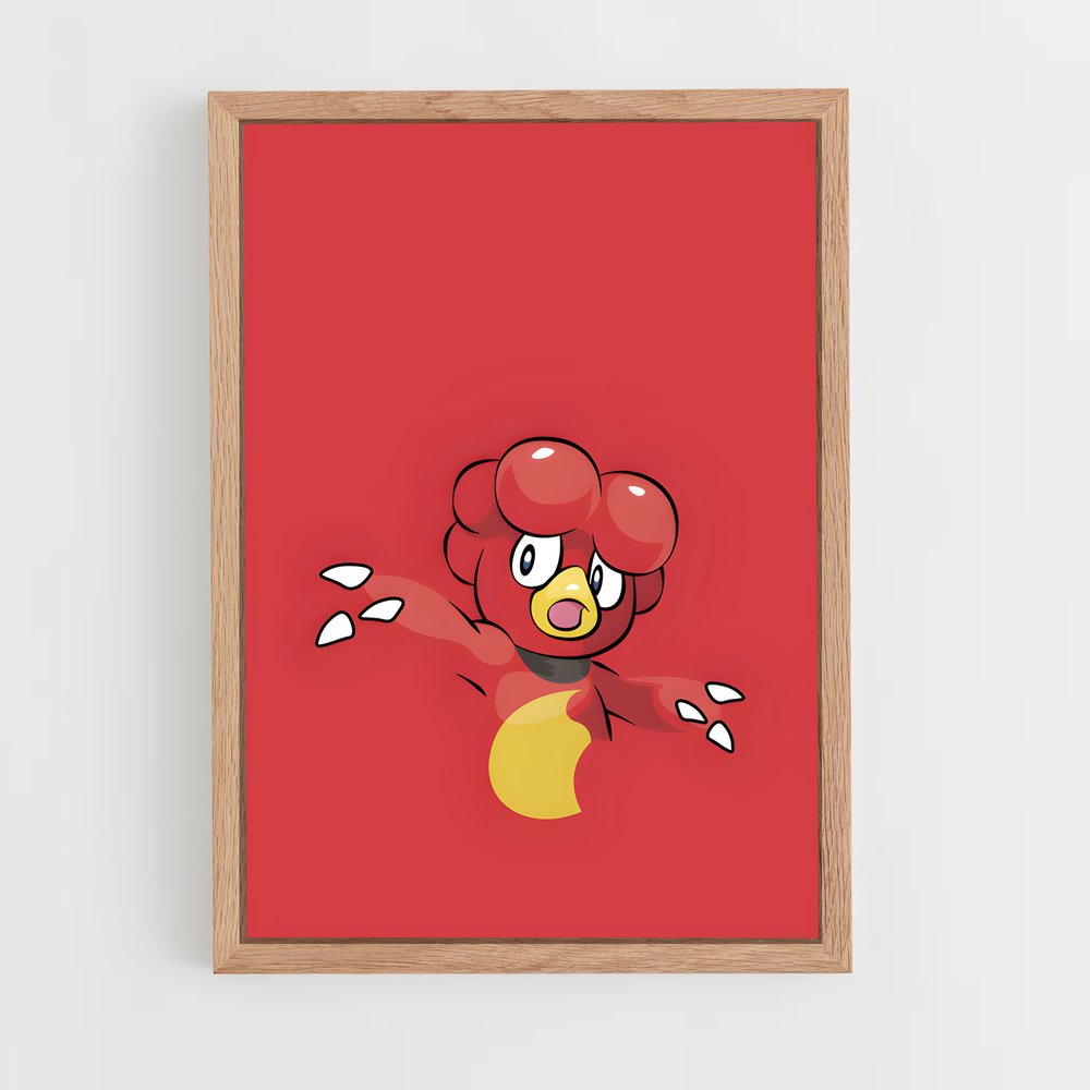 Poster Pokéball Rouge – affiche Pokemon (vue 4)