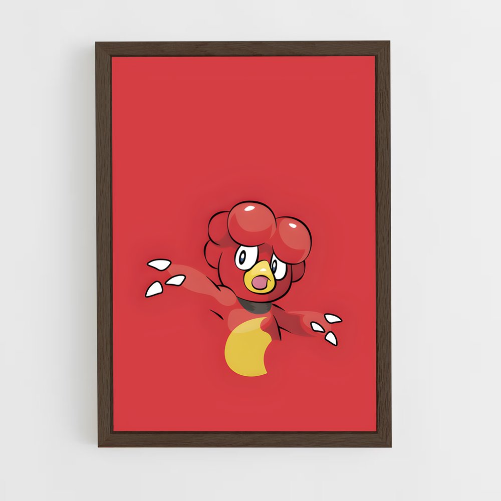 Poster Pokéball Rouge – affiche Pokemon (vue 5)