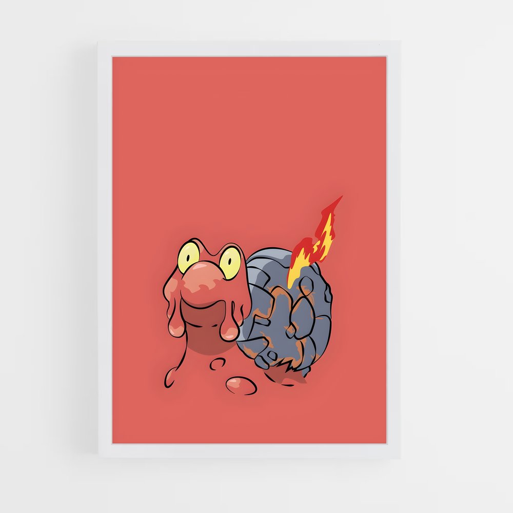 Poster Magcargo Fever – affiche Pokemon (vue 3)